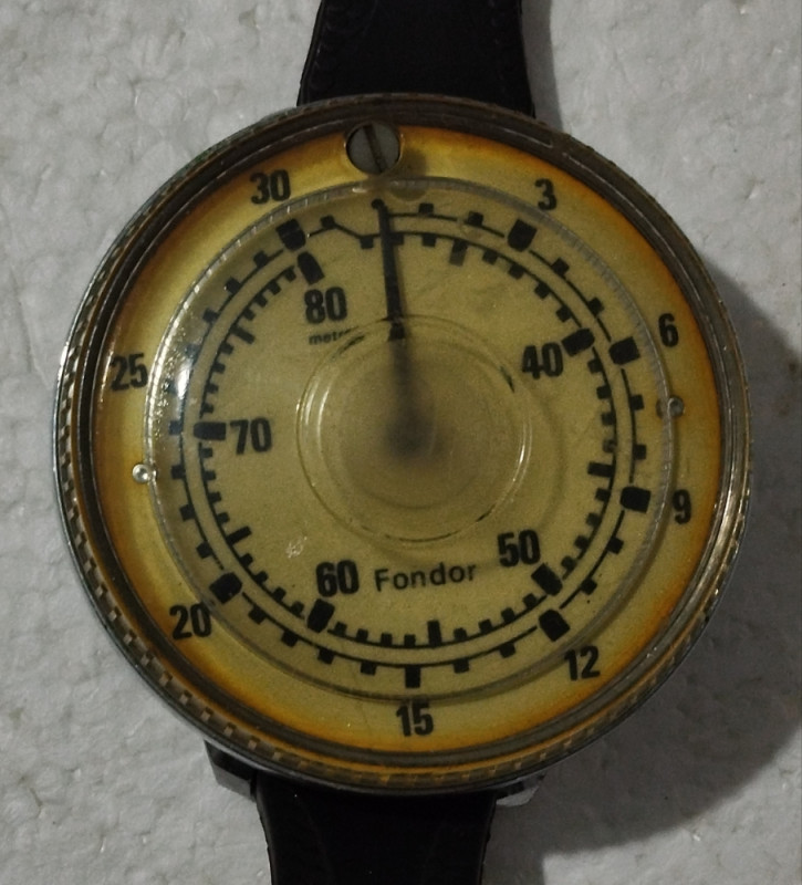 Dubinomjer sat Fondor ronilački Mega Sport Torino Italy vintage