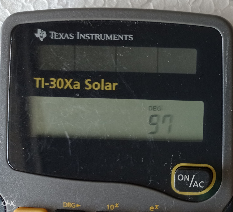 TEXAS Instruments digitron scientific calculator solar