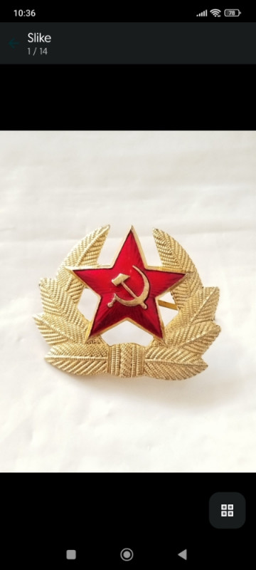 Vintage značke starije različite socijalističke vojne bedževi