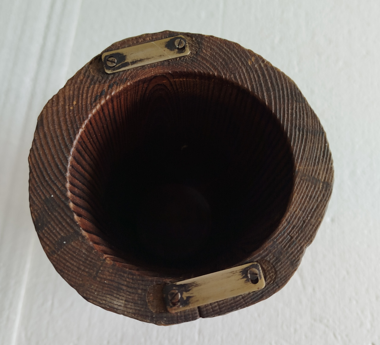 Čizma drvena ukrasna vaza stara dekoracija vintage