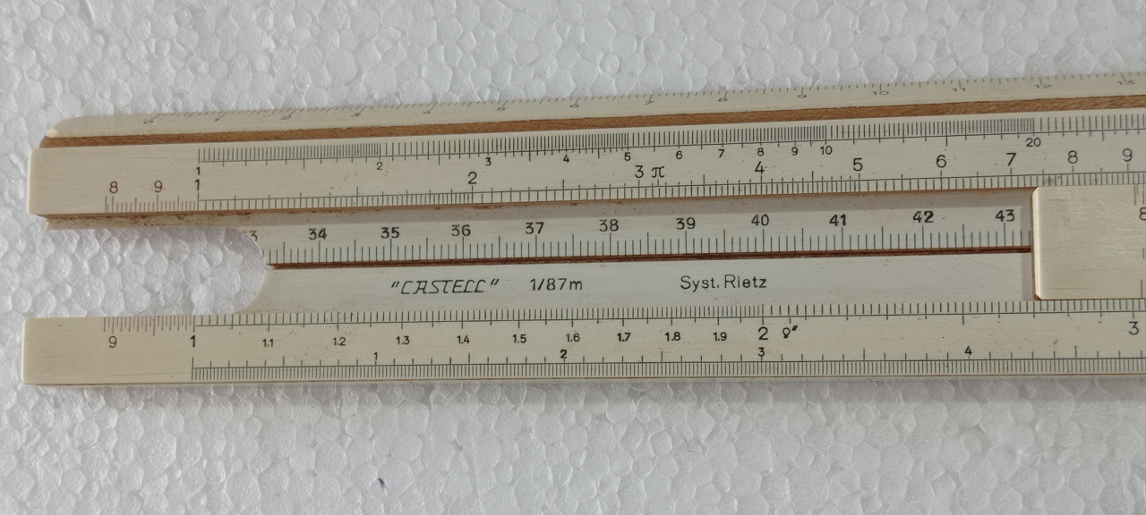 A.W. Faber Castell tehnička računaljka vintage u kutiji