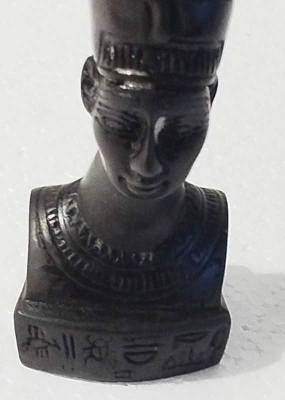 Egipatska figura bista Nefertiti ručni rad vintage dekoracija