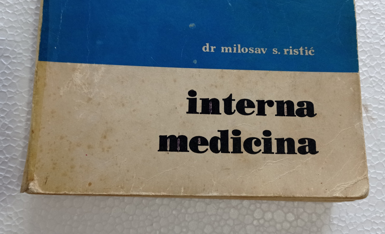 Interna medicina Dr Milosav S. Ristić knjiga udžbenik