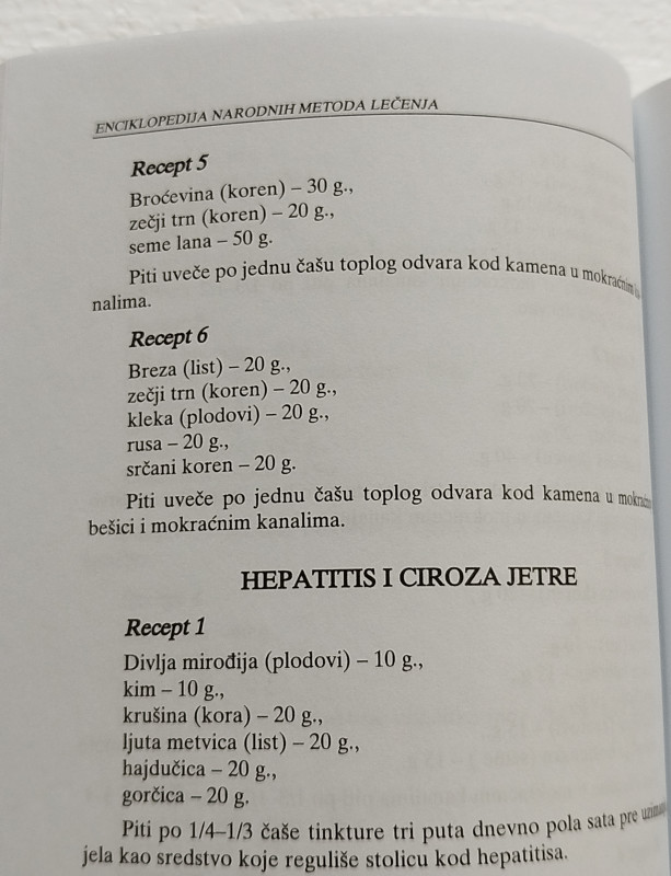 Enciklopedija narodnih metoda lečenja liječenja knjiga