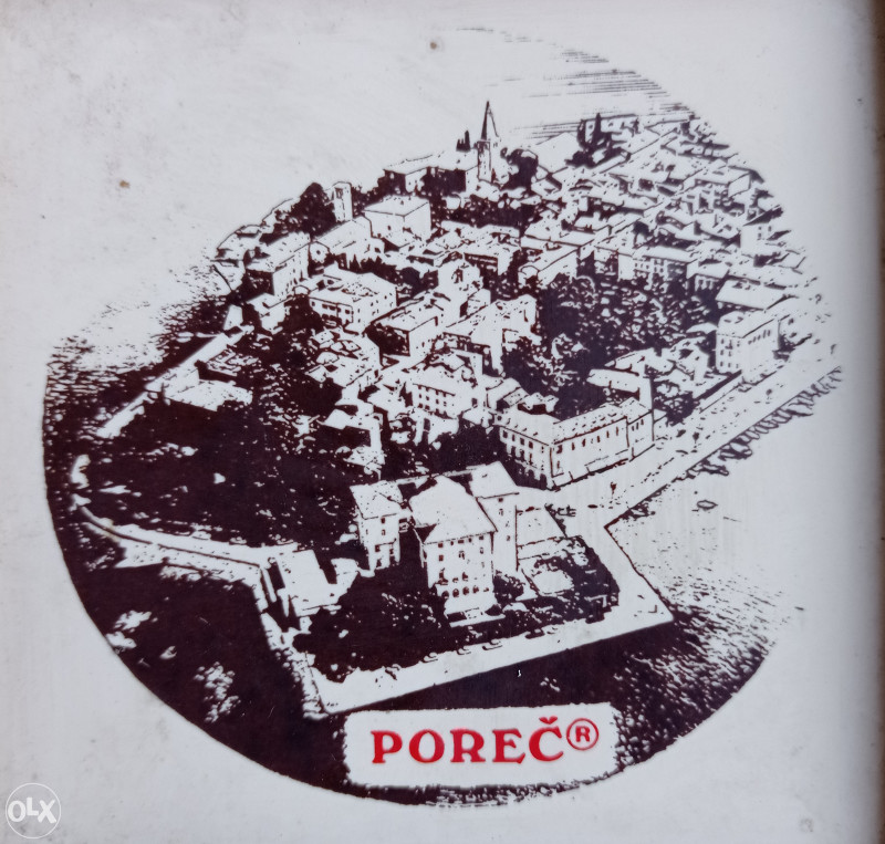 POREČ vintage suvenir fotografija crtež retro raritet