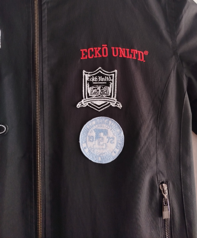 Ecko Unltd Racing jakna sa vezovima i patch detaljima prišivači