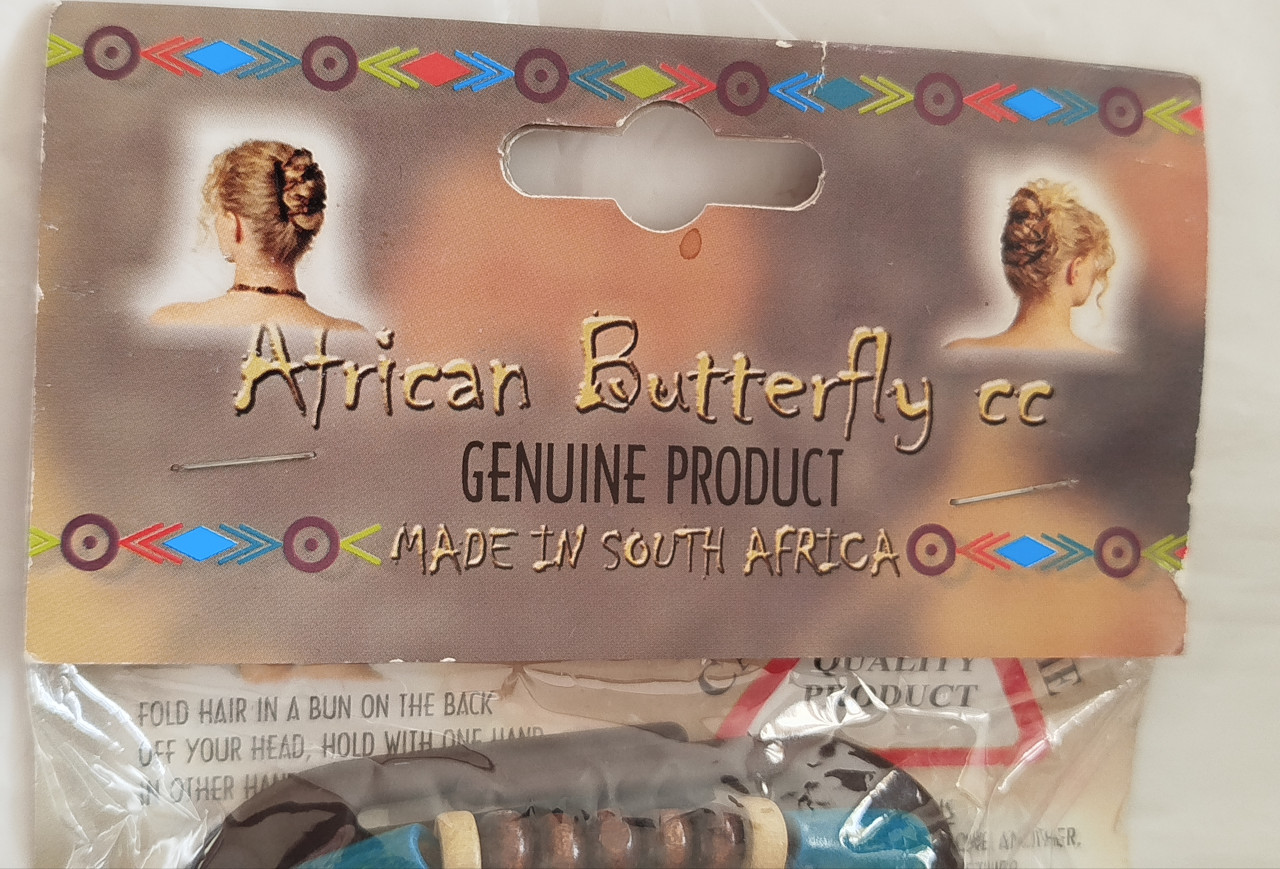 African Butterfly afrička šnala za kosu originalna