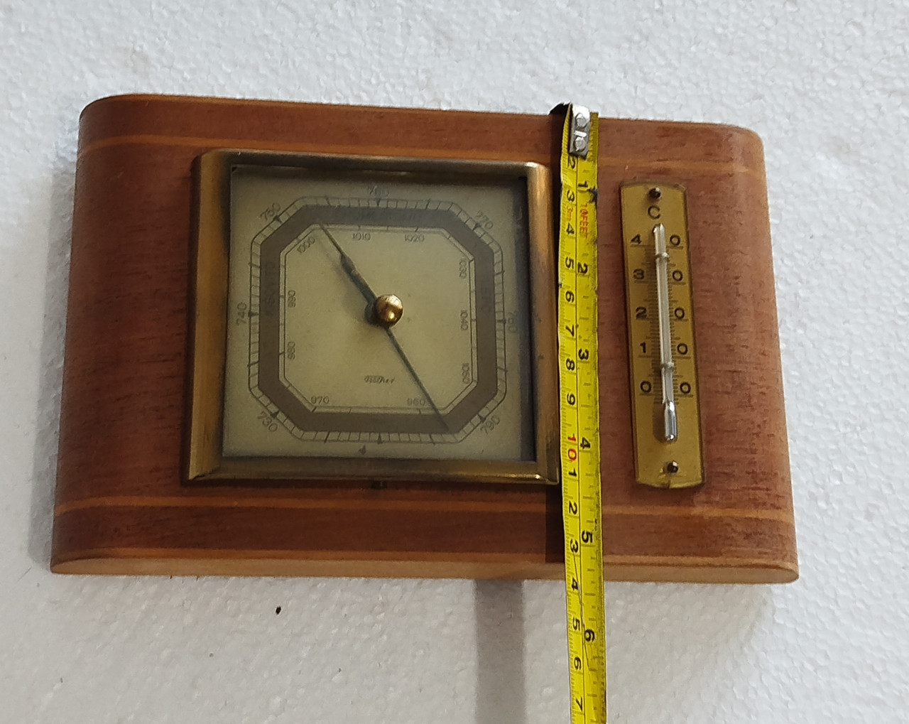 FISCHER barometar i termometar stari vintage