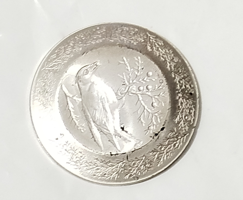 Kolekcionarski set metalnih medaljona 20 komada ptice