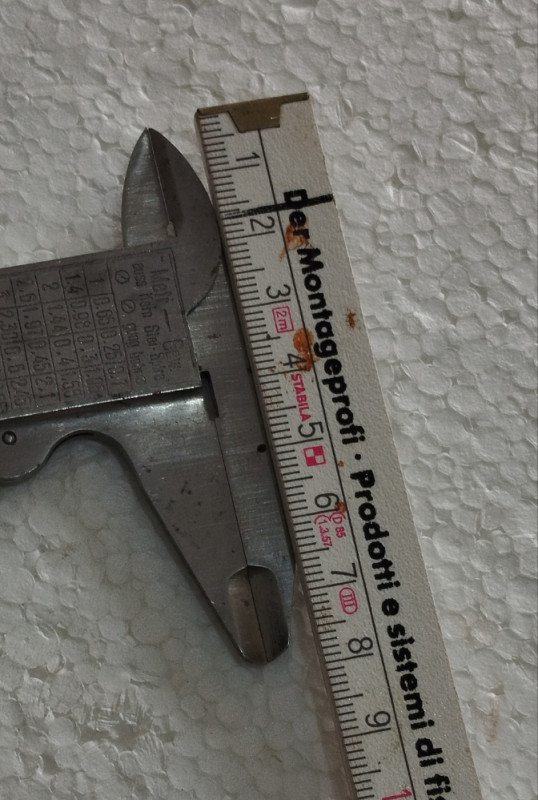 MAUSER Šubler pomično mjerilo analogni metalni precizan