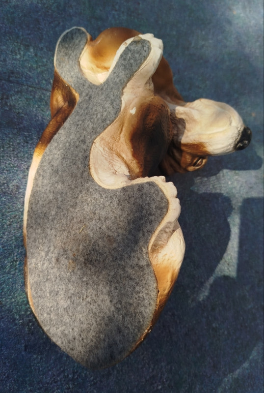 Figura psa Baset Basset Hound dekorativna keramička/resin figura