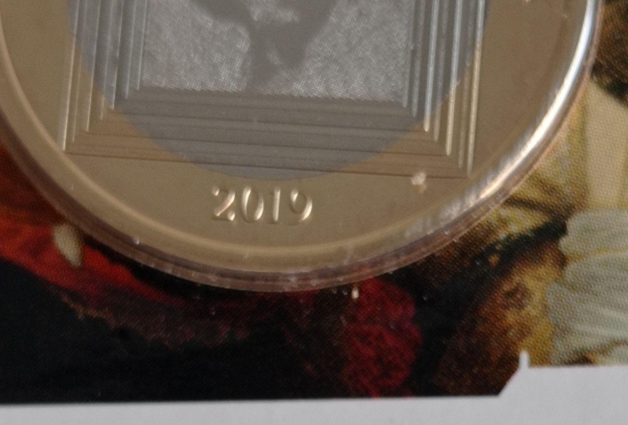 Dva 2 Euro kovanice Rembrandt Holandija Nizozemska 2019