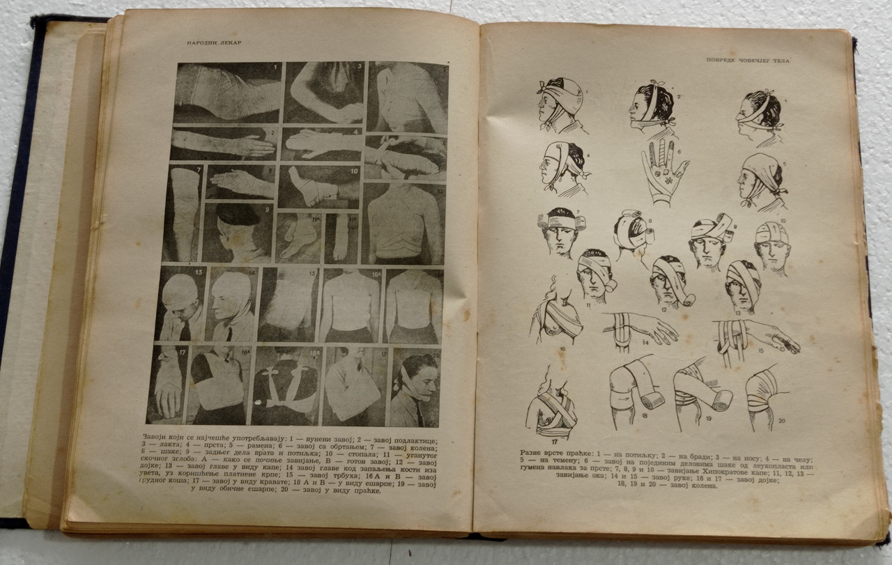 Narodni lekar ljekar knjiga izdanje 1954. godine