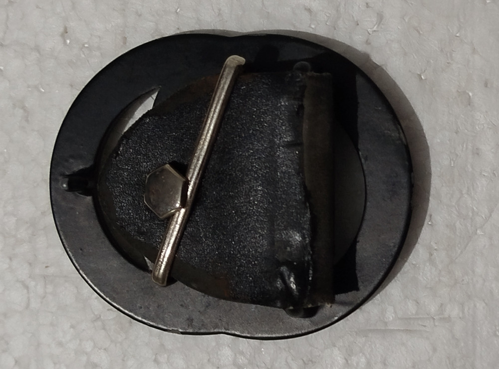 Gucci znak toka za kaiš kopča (GG) crna metalna pantolone hlače