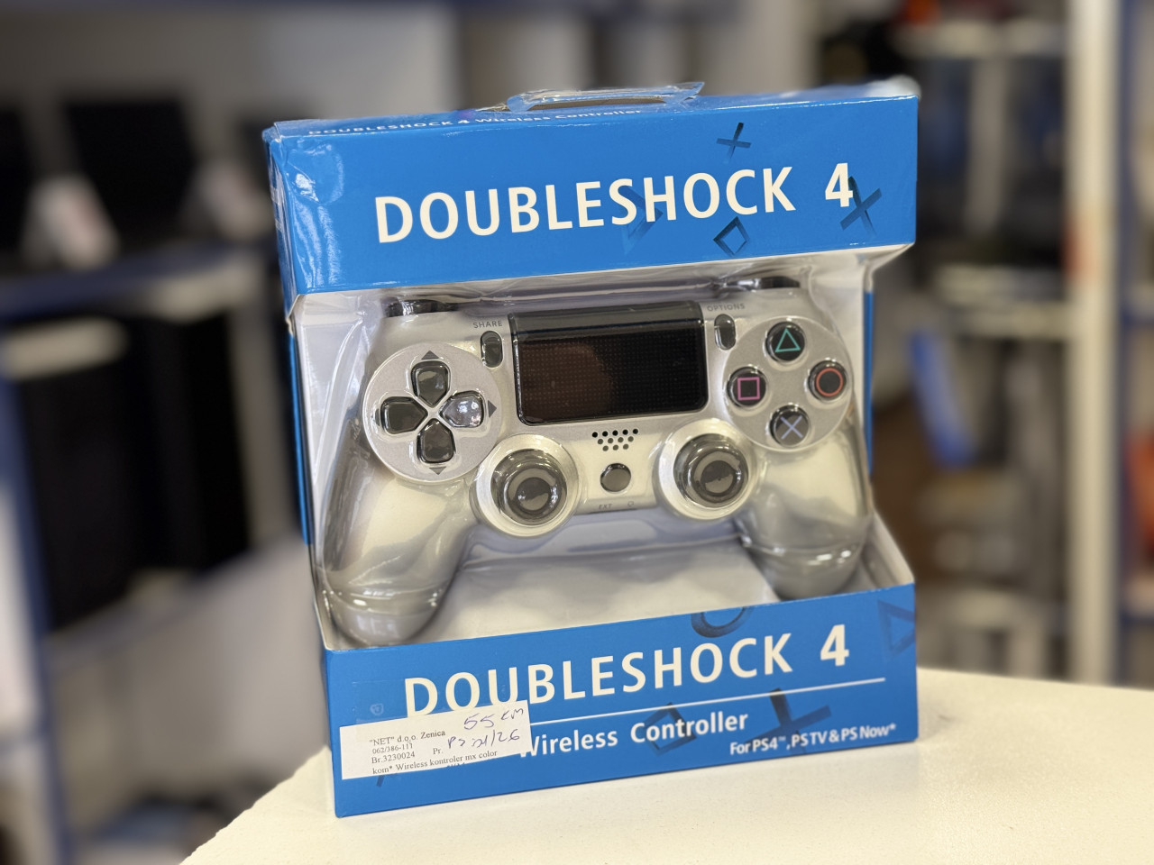 Jojstik Bezicni Doubleshock 4 Sivi