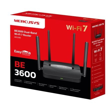 Mercusys MR25BE BE3600 WiFi 7 Dual Band Router
