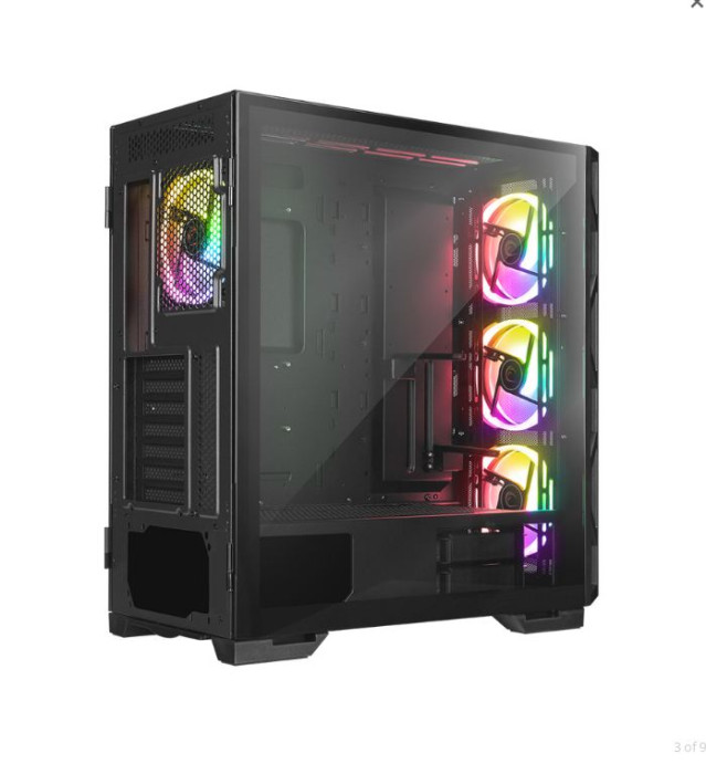 Kućište gaming RAMPAGE MASTER Mesh Tempered Glass Vertical