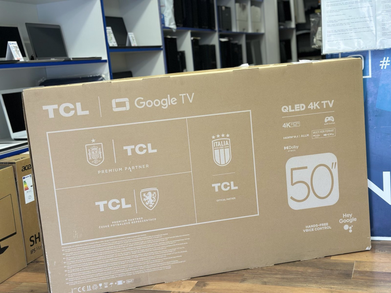 TCL 50"C645 4K QLED TV Motion Clarity 120HZ Google TV