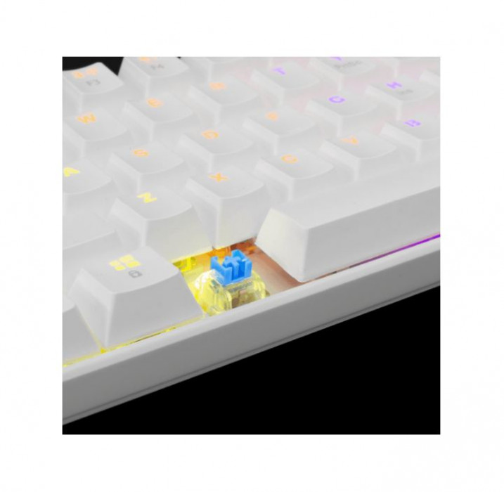 TASTATURA White Shark SHINOBI Bijela - Mehanicka / HR - PLAVI.SW