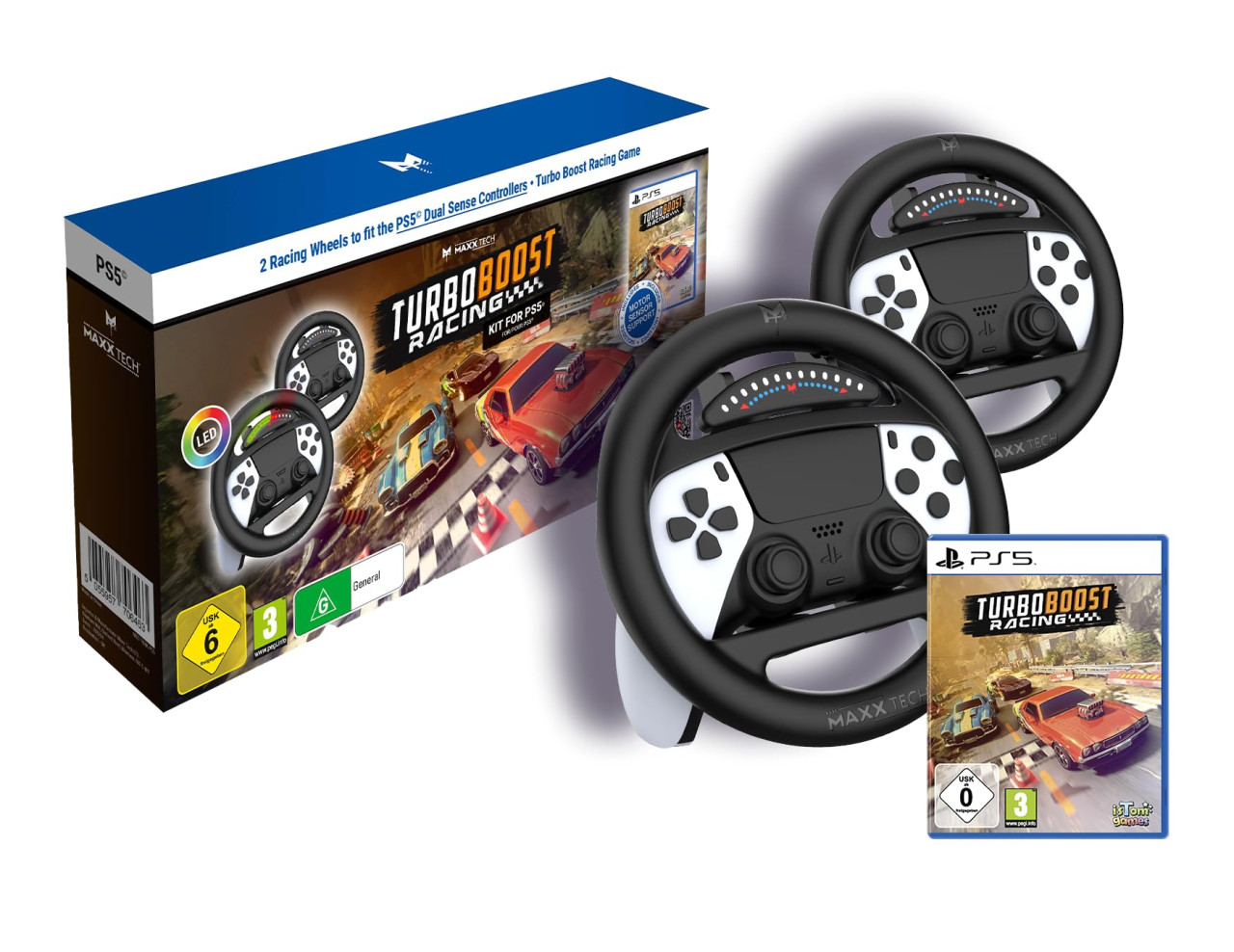Turbo Boost Racing Kit for PS5 (dva mini volana)