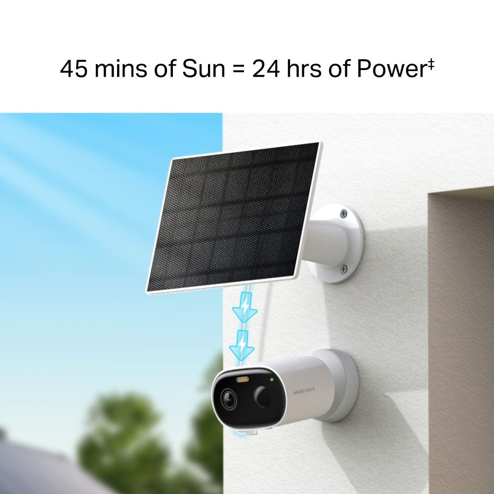 Mercusys Vanjska solarna Wi-Fi Camera MC410 KIT