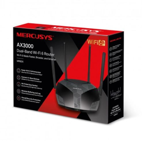 Mercusys MR80X AX3000 Wireless Dual Band Gigabit Router