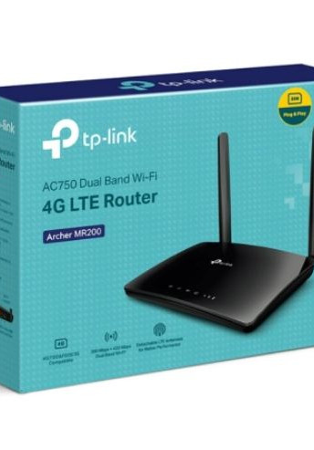TP-Link Archer MR200 AC750 4G LTE Wireles Dual Band