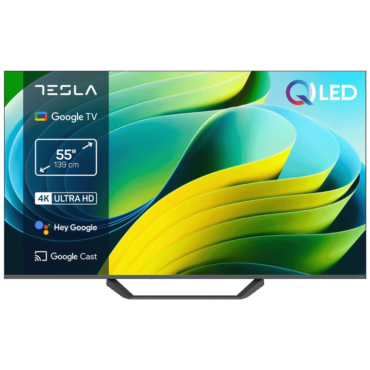 Tesla Televizor Smart 55 inch QLED 4K UltraHD Series 6 Google TV