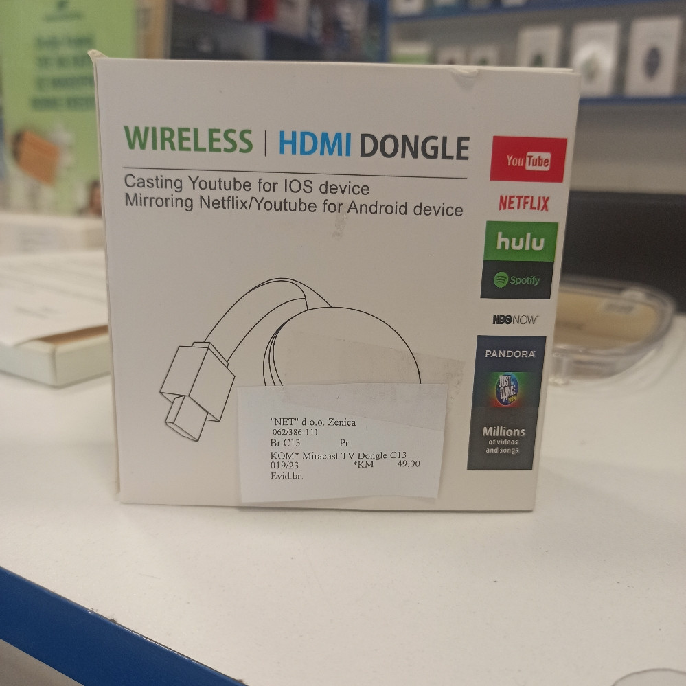 TV Dongle casting YouTube android i ios
