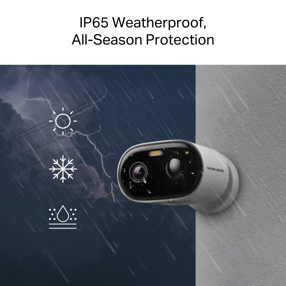 Mercusys Vanjska solarna Wi-Fi Camera MC410 KIT