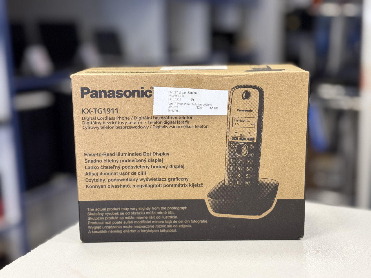 Panasonic Kucni telefon bezicni Crni