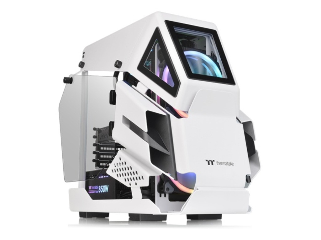 Kućište za PC Thermaltake AH T200 Snow mATX, 2x TG panels white
