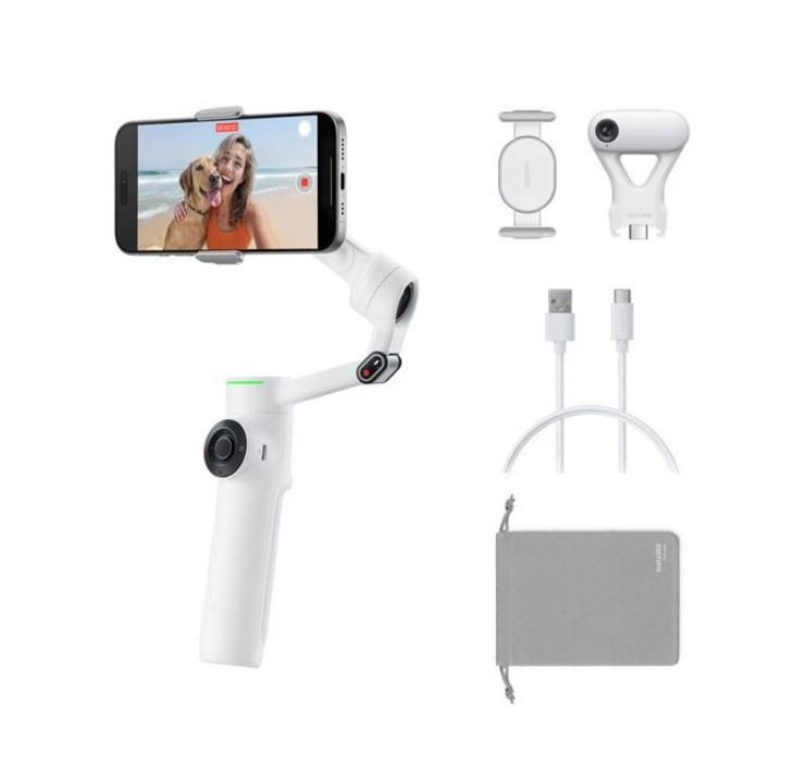 Stabilizator Insta360 Flow 2 Pro AI Tracker White