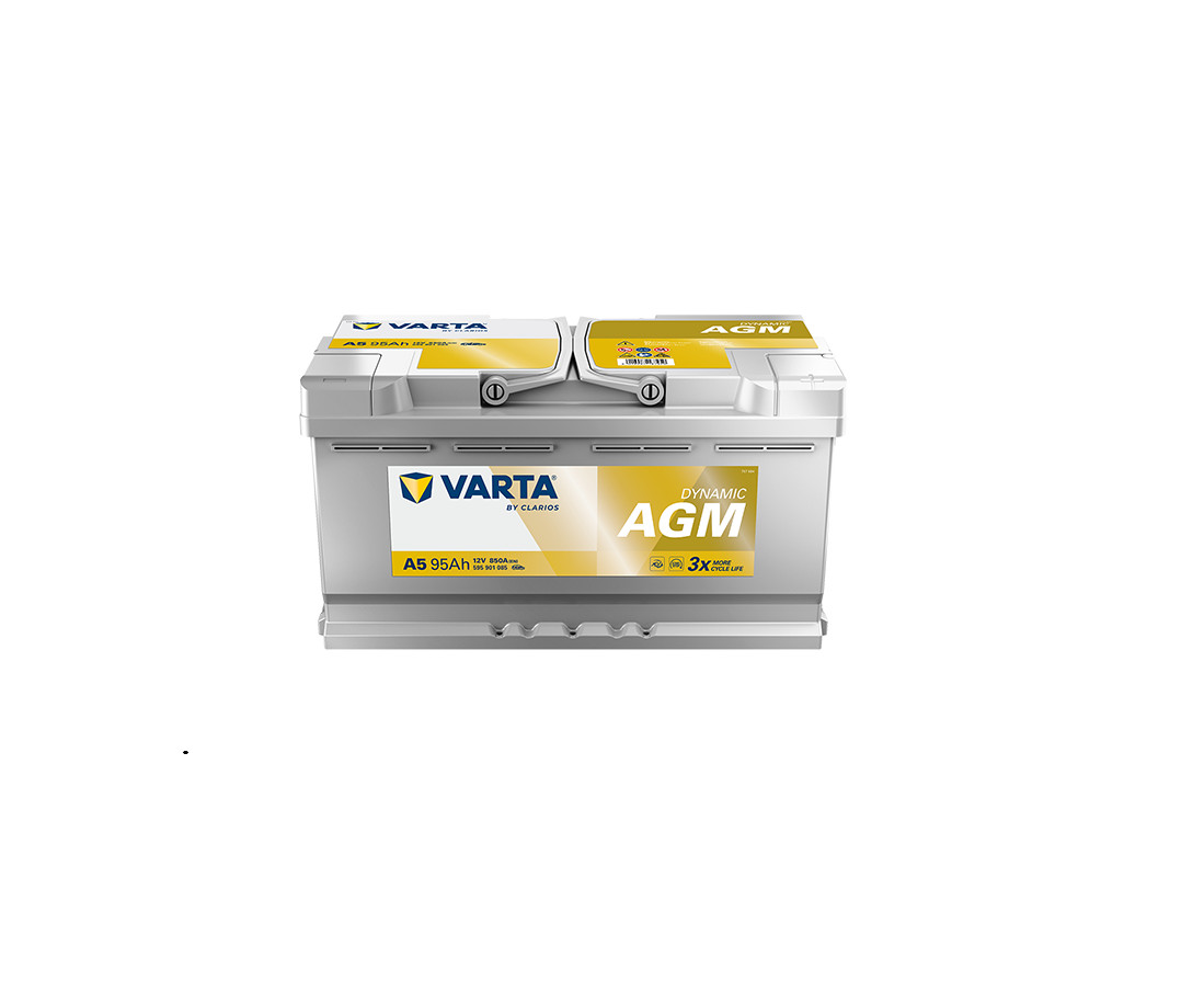 AKUMULATOR VARTA AGM 12V 95AH 850A SILVER DYNAMIC D+