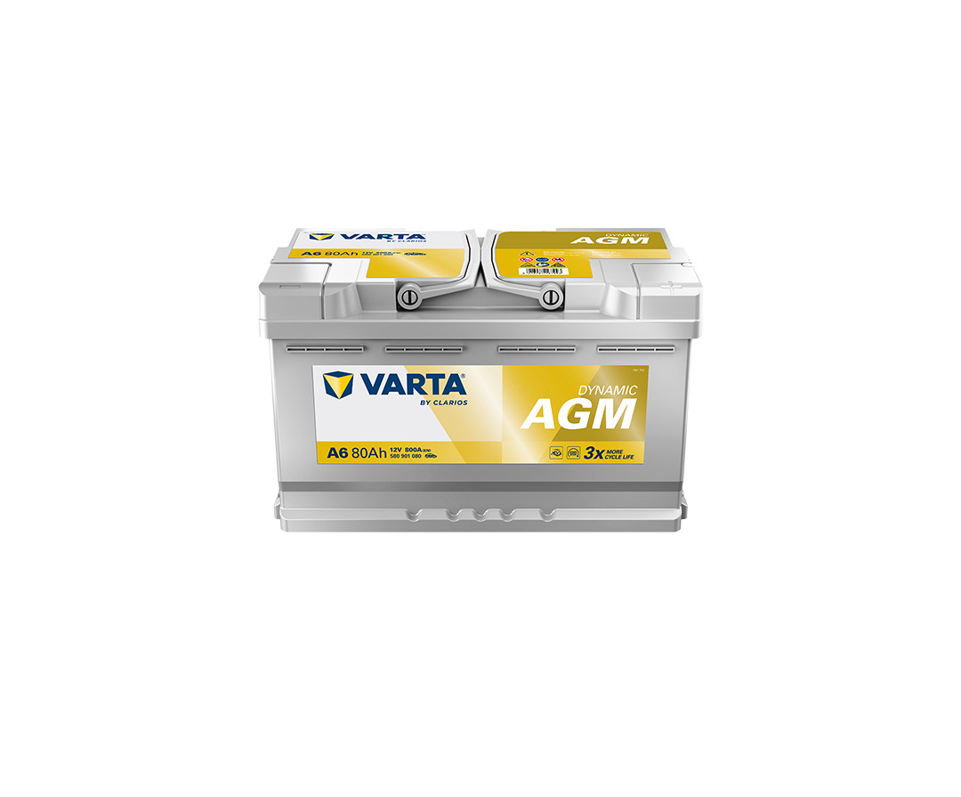 AKUMULATOR VARTA 80AH 800A 12V DYNAMIC AGM