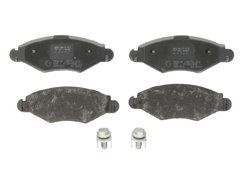 KOMPLET DISK PLOČICA PEUGEOT 206, 206+ 1.1-1.9D 60-89