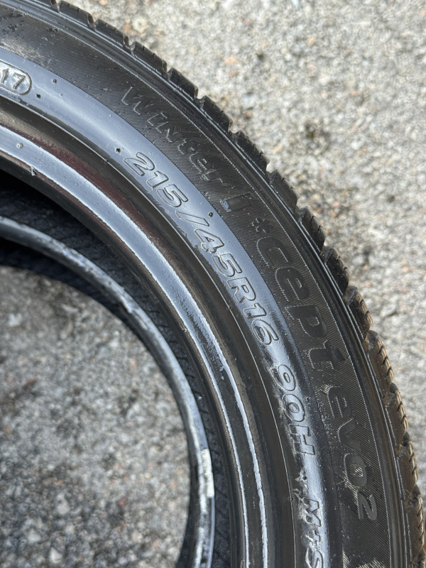 HANKOOK 215 45 16 215/44 R16 ZIMSKE DOT 3417