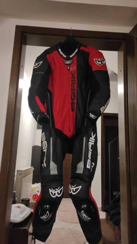 Kožno moto odijelo kombinezon BERIK ALPINESTARS DAINESE