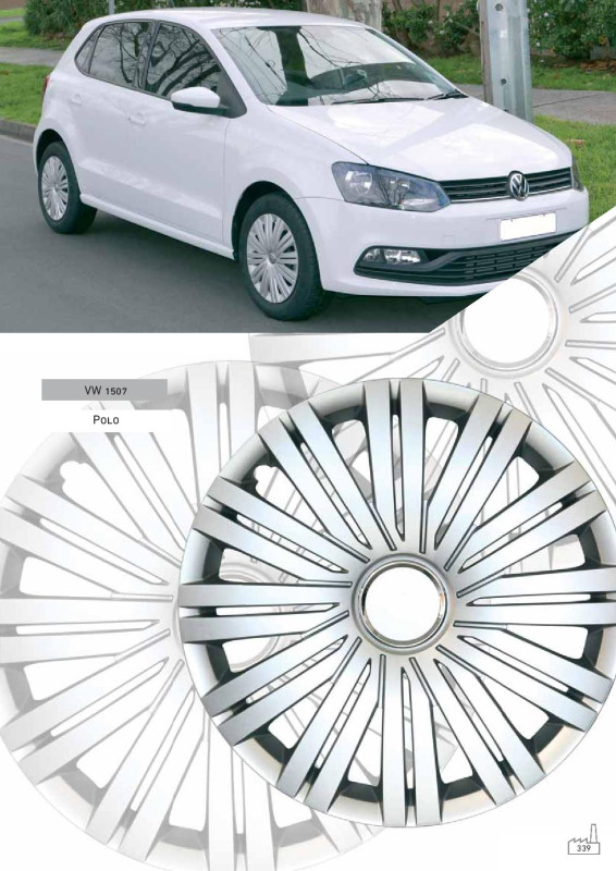 RATKAPE ZA FELGE 15" VW POLO/GOLF 7 SET