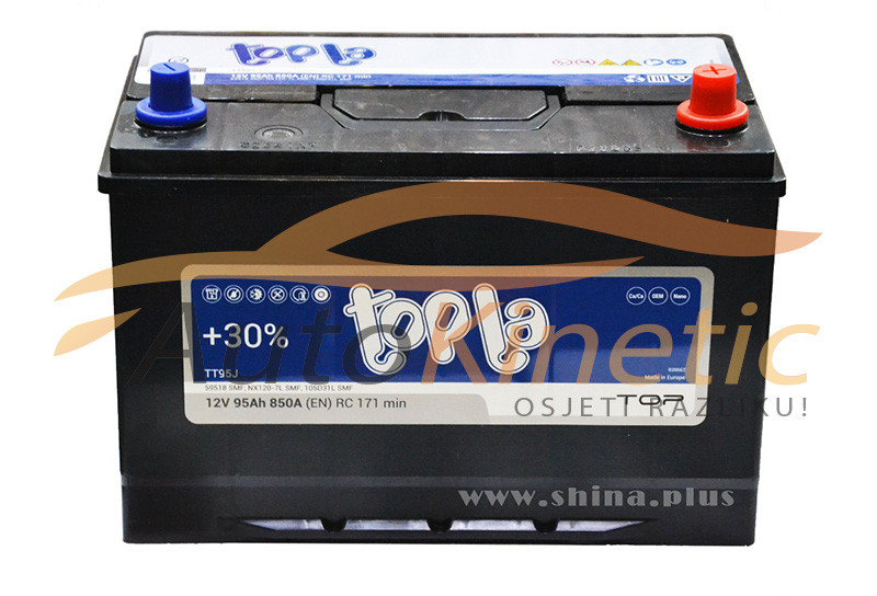 AKUMULATOR TOPLA 12V 95AH 850A