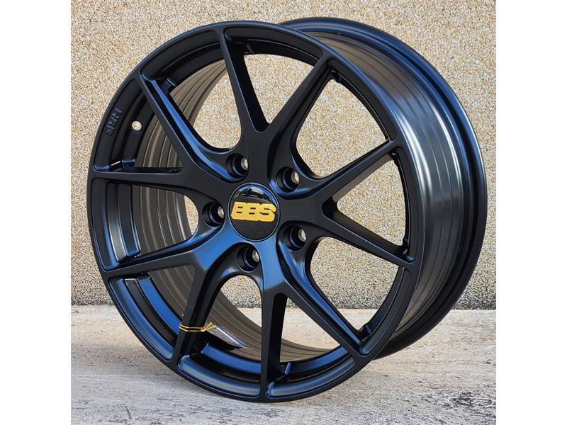 4 ALU FELGE 17X7,5 5X108 ET40 73,1 SATIN BLACK