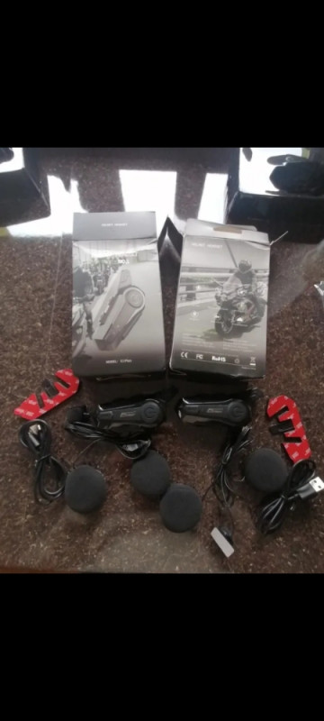 2x komunikacija za kacigu motor quad Intercom Bluetooth interkom