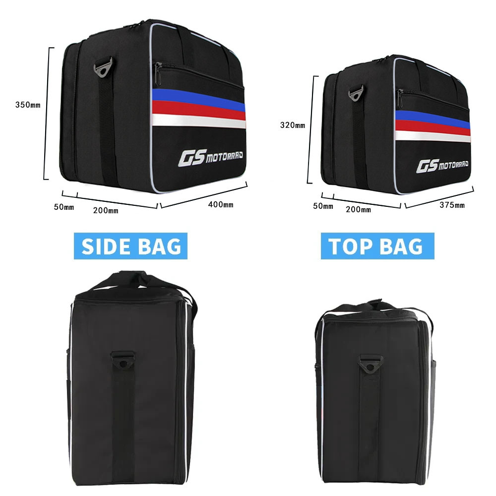 SET 3 TORBE ZA KOFERE BMW R1200 GS R1250 GS F850 F750 ADV