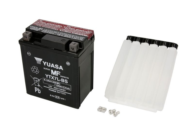 AKUMULATOR YUASA 12V 6,3Ah 100A D+