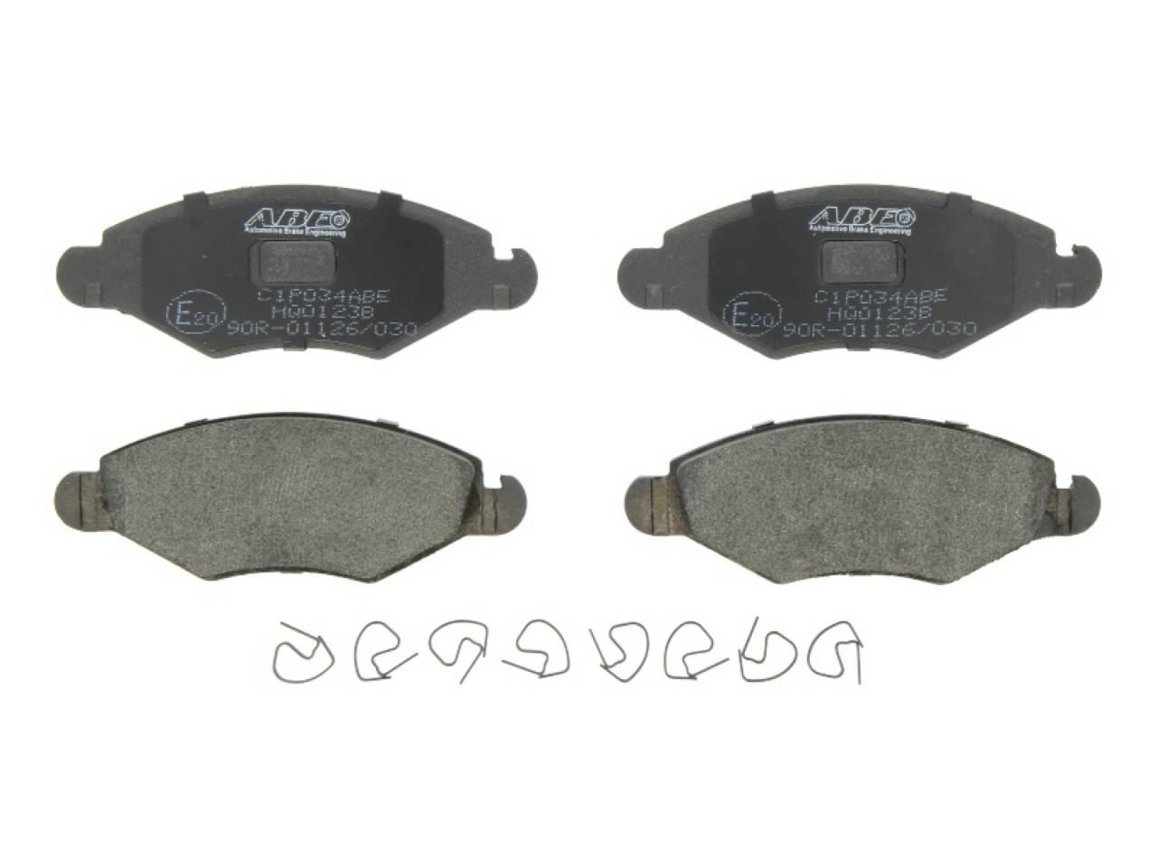 Disk plocice PEUGEOT 106 II, 206, 206+, 306, J5 1.1-2.0  09.90-