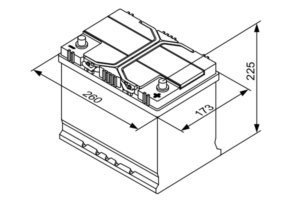 BOSCH 12V 70Ah S4 026 akumulator za automobil