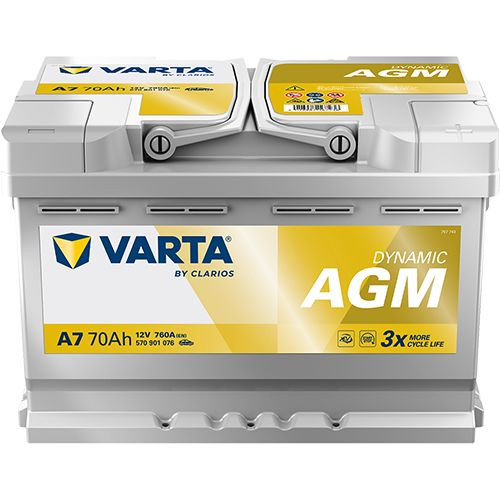 VARTA START STOP AGM 70Ah 760A akumulator za auto