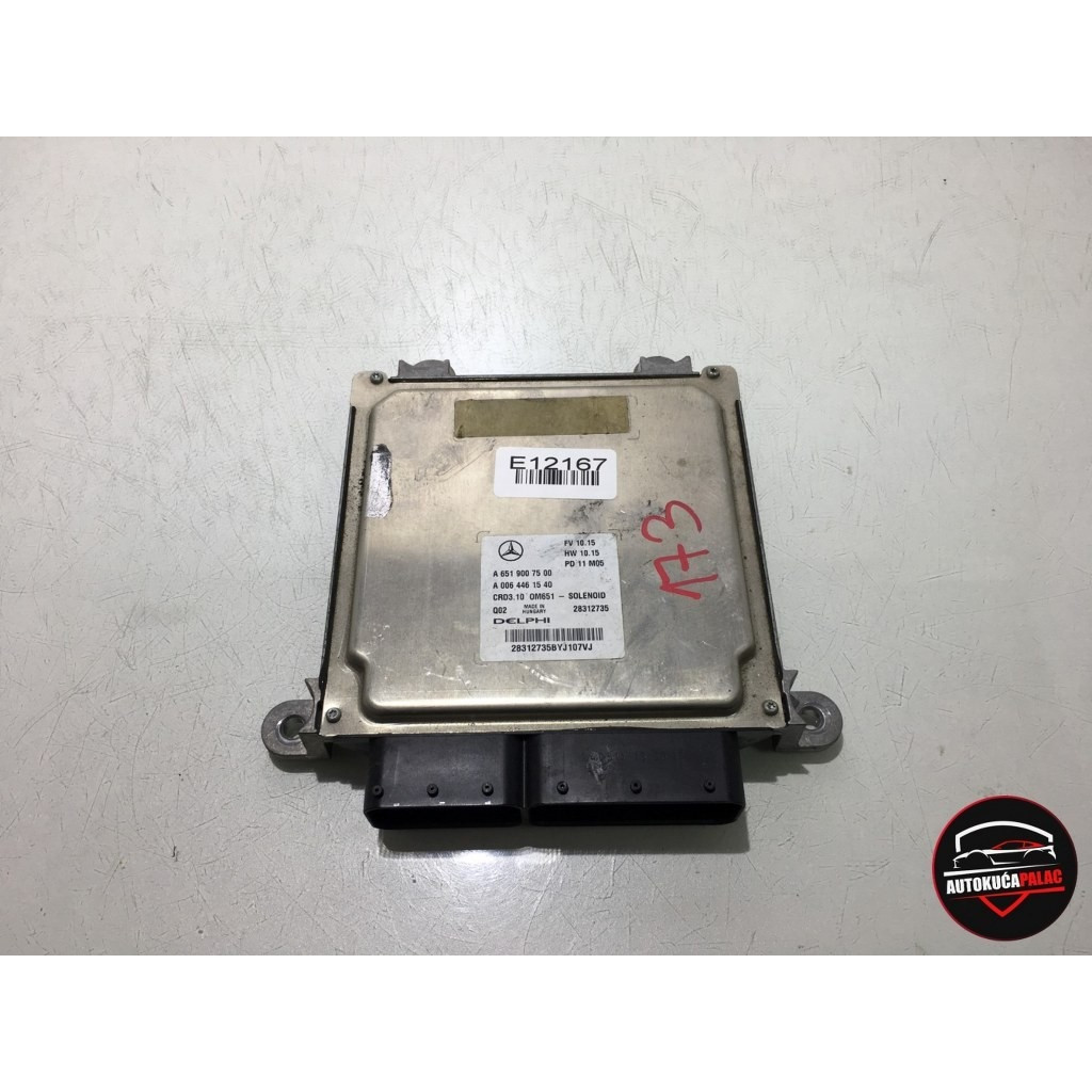 KOMPJUTER MOTORA MERCEDES W204 A6519007500 E12167