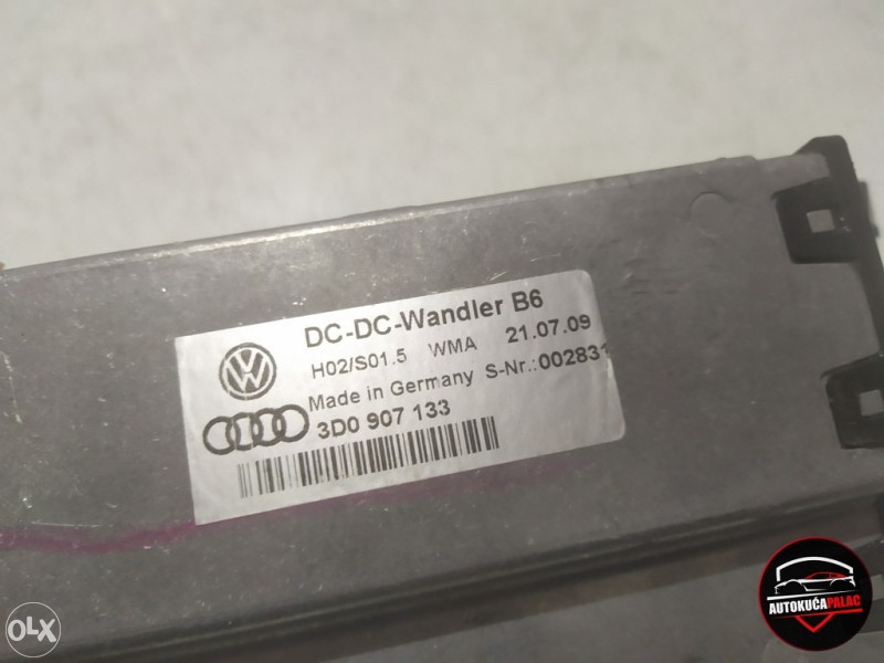 WANDLER DC DC MODUL Volkswagen PHAETON 2010 3D0907133