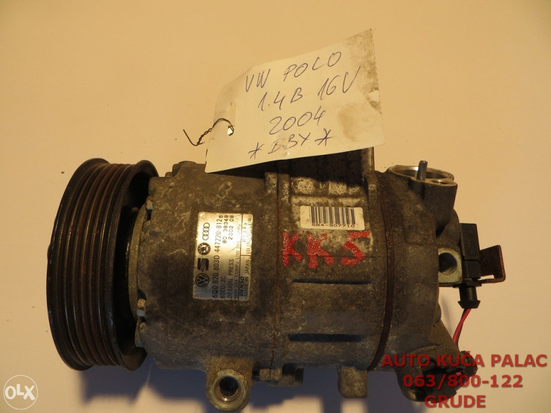 KOMPRESOR KLIME VW POLO 1.4B 16V 2004 6Q0820803D KK5